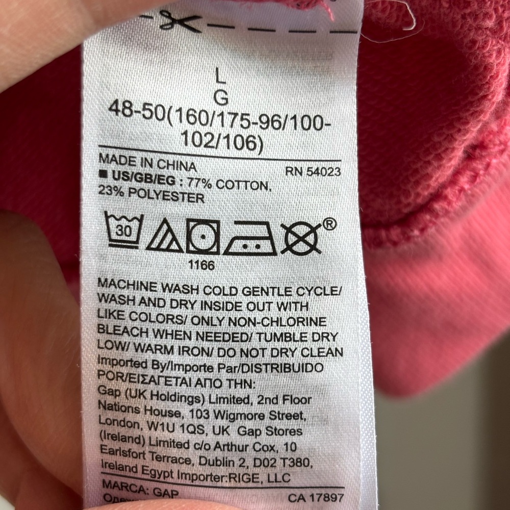 GAP Women's Coral Hoodie - Picture 6 of 6
